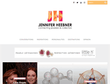 Tablet Screenshot of jenniferheebner.com